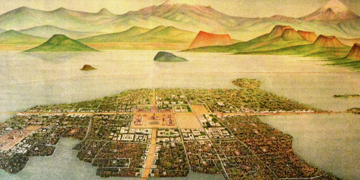 Con base en ello, el profesor universitario José Francisco Salgado crea y guía a la audiencia por diferentes templos y edificios de la mítica ciudad azteca a través del Recorrido virtual Tenochtitlan.