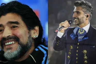Conoce la polémica que causó Maradona en casa de Alejandro Fernández