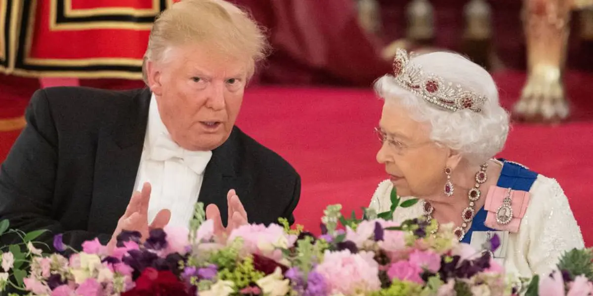 Descubre cual fue el mal rato que pasó la Reina Isabel II por culpa de Trump