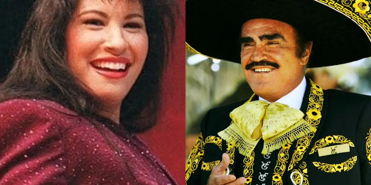 Descubre la relación que existió entre Selena Quintanilla y Vicente Fernández 