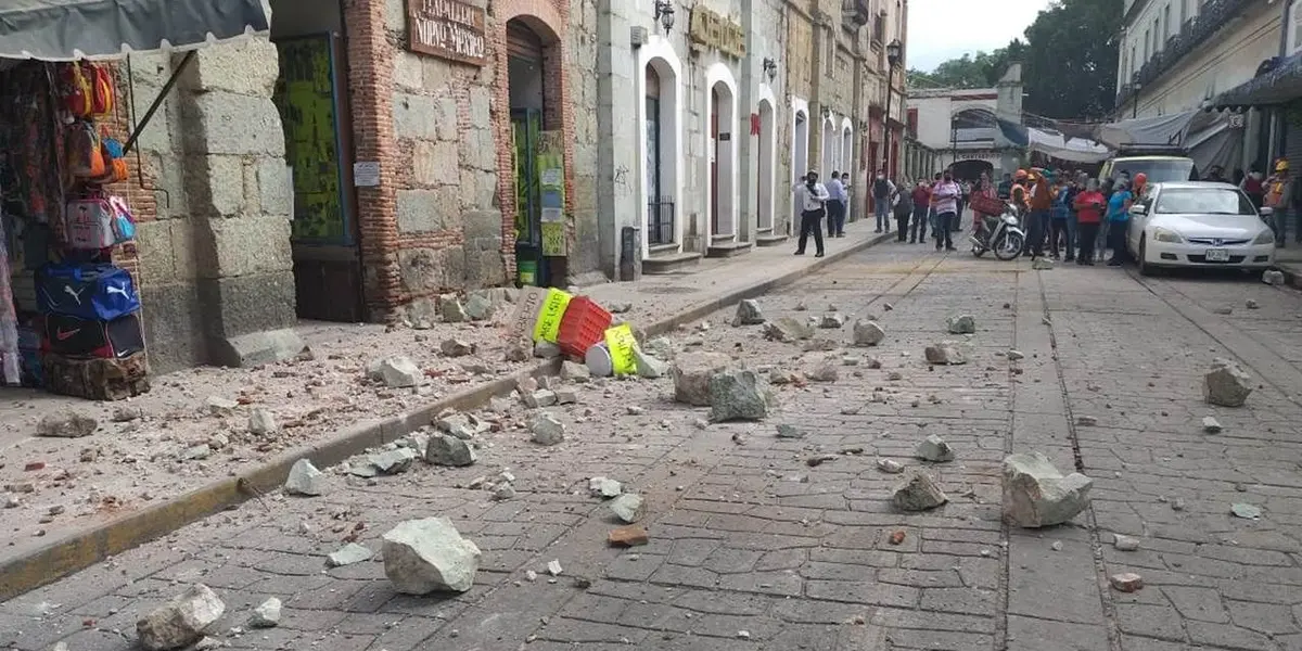 El sismo, además de en Oaxaca, se sintió en zonas de los estados de Chiapas, Veracruz y la Ciudad de México.