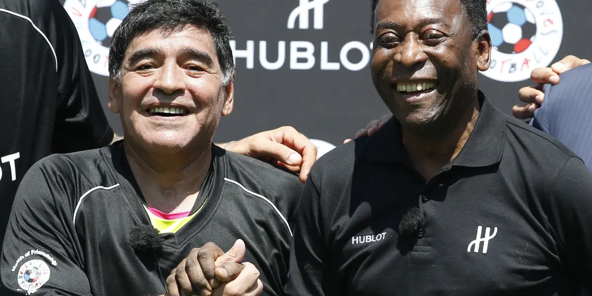 Maradona hizo enfurecer a Pelé durante uno de sus viajes y fue por esta razón 