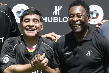 Maradona hizo enfurecer a Pelé durante uno de sus viajes y fue por esta razón 
