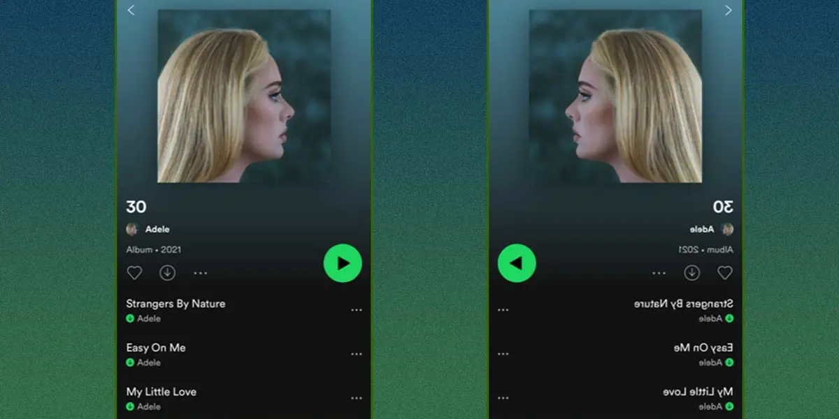  
Tras el lanzamiento de 30, el último  álbum de la cantante Adele, que representa su regreso a la industria musical después de seis años, la británica hizo una petición a la plataforma musical Spotify