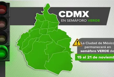 Ciudad de México se mantiene en Semáforo Verde informan autoridades