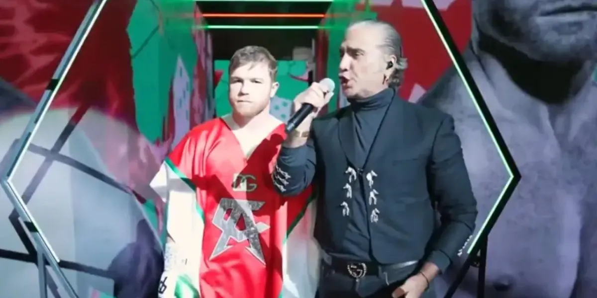 Alejandro Fernández no interpretó el himno nacional en la pelea del Canelo por esta razón