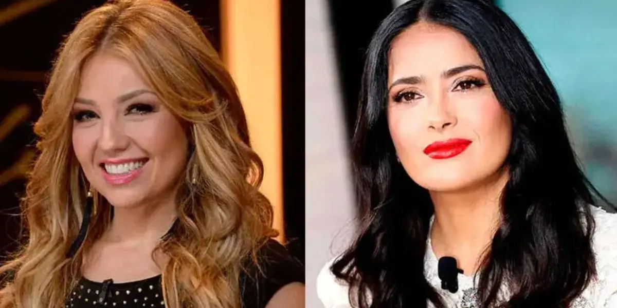 Conoce como fue la vez que Thalía se burló de Salma Hayek en redes sociales