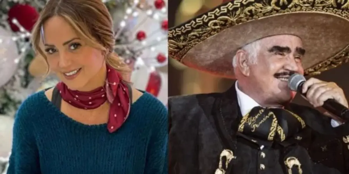 Conoce cual fue la canción que Vicente Fernández le cantó a Andrea Legarreta