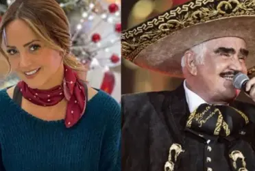 Conoce cual fue la canción que Vicente Fernández le cantó a Andrea Legarreta