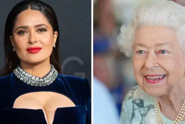 Conoce en que forma Salma Hayek superaba a la Reina Isabel II en el Reino Unido
