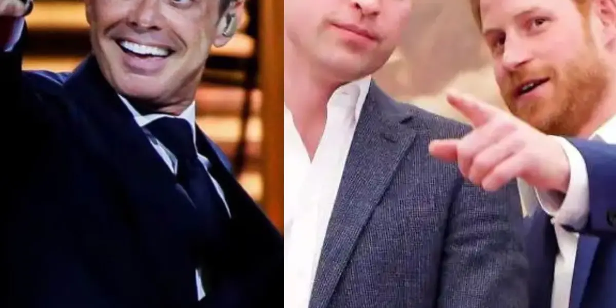 Conoce la relación que existe entre Luis Miguel y Harry y William