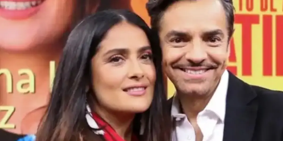Conoce la relación que tiene Eugenio Derbez con Salma Hayek y pocos conocen