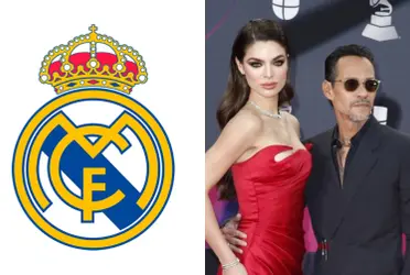 La ex estrella del Real Madrid que asistió a la boda de Marc Anthony y hasta tuvo de padrino