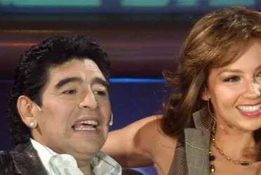 Conoce que fue lo que Thalía recibió de su amistad con Maradona