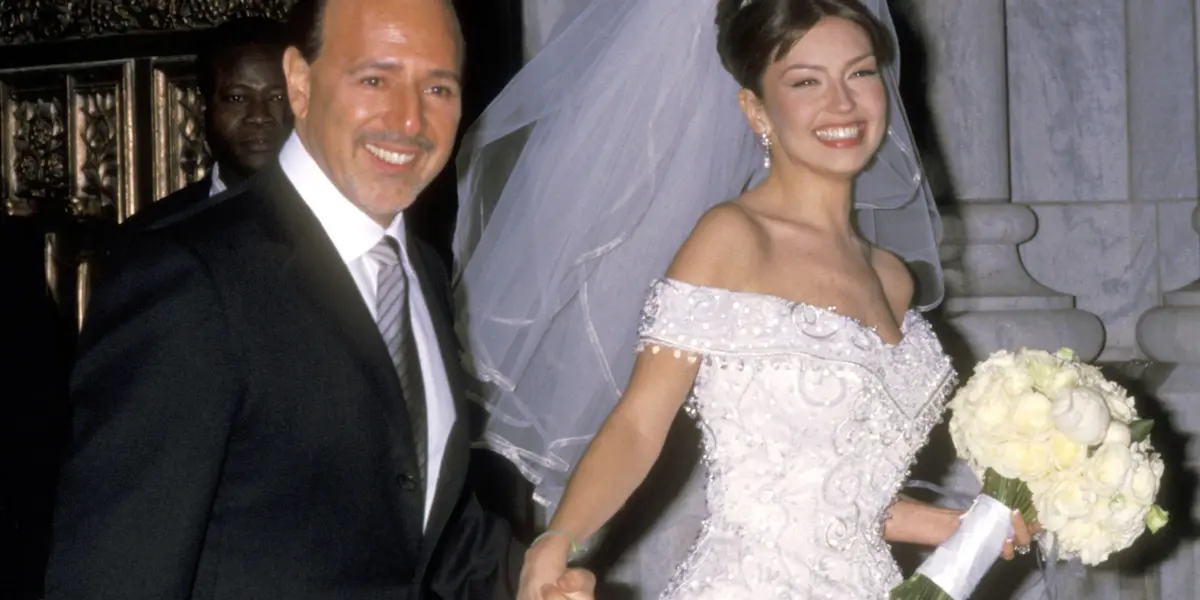 Descubre el invitado de lujo que tuvo Thalía el día de su lujosa y elegante boda