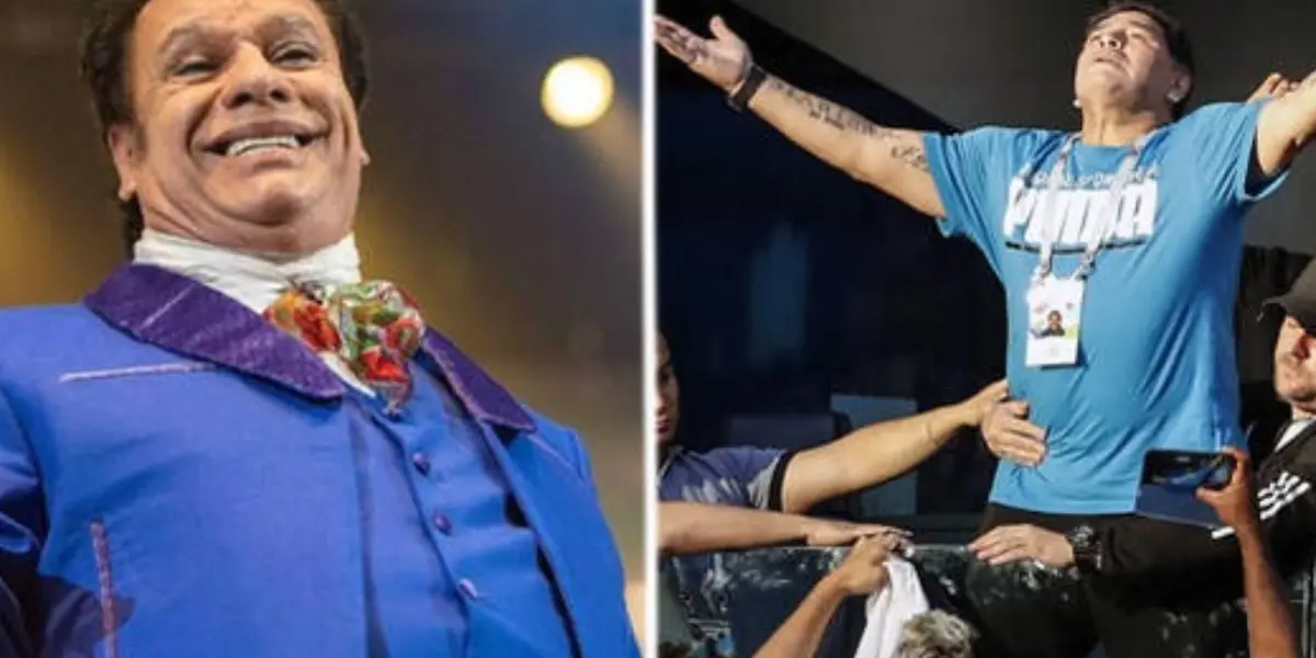 Descubre la razón por la que Maradona imitaba a Juan Gabriel
