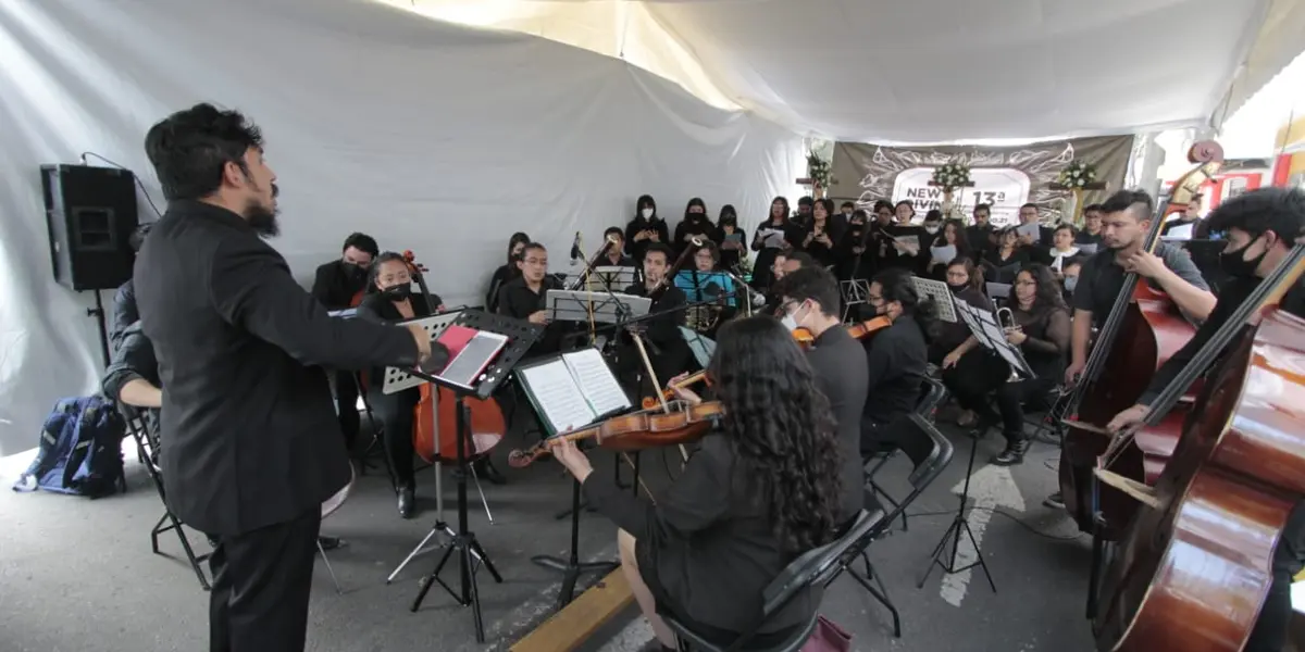  Durante el concierto “Anime y series sinfónico”, que presentará el Instituto de la Juventud (Injuve) de la CDMX, en la alcaldía Iztapalapa.