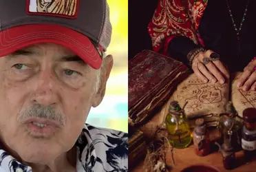 El actor acudió a la práctica para saber más sobre lo que le depara el destino en 2023.