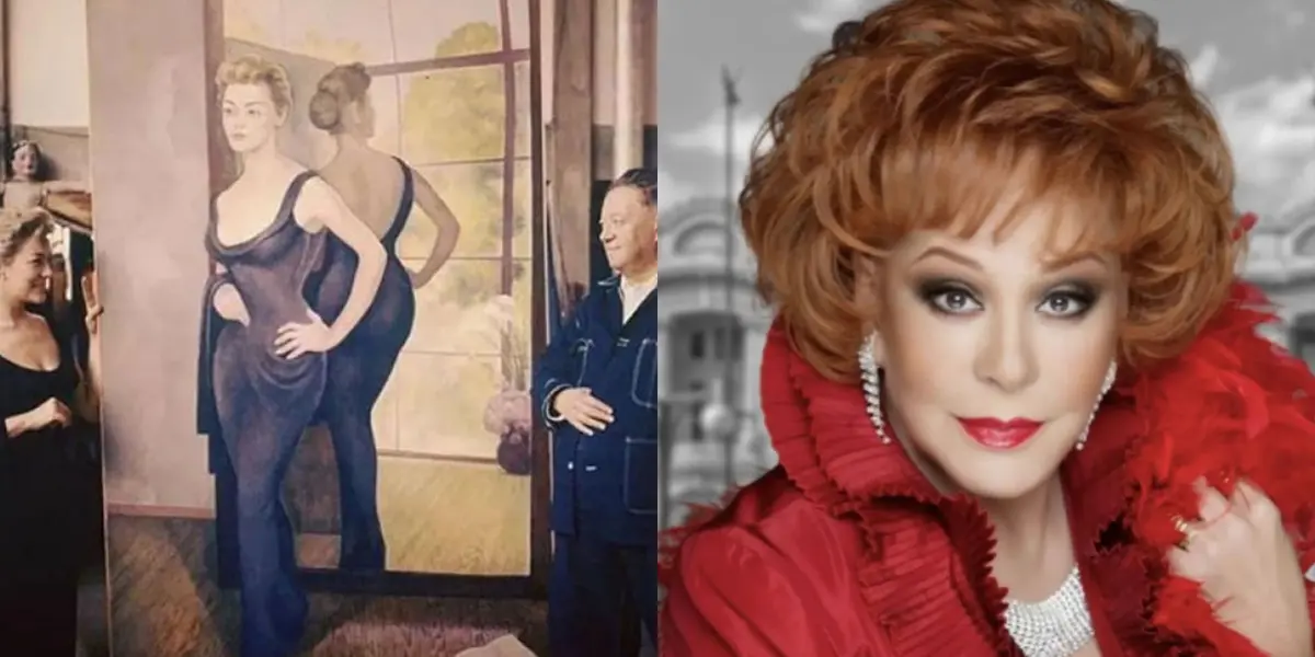 El afamado pintor Diego Rivera obsequió a la diva del cine mexicano una costosa pintura que la actriz aún conserva en su casa.