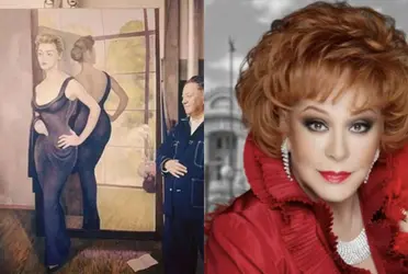 El afamado pintor Diego Rivera obsequió a la diva del cine mexicano una costosa pintura que la actriz aún conserva en su casa.