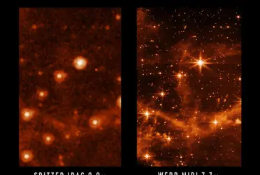 El instrumento de infrarrojo medio, o MIRI, del James Webb, proporcionó una muestra de sus capacidades de observación del cosmos.