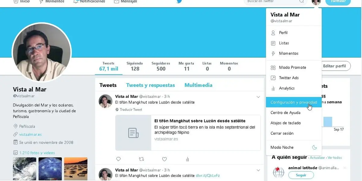 El primer paso es abrir una cuenta. Quienes cuenten con una pueden saltar al siguiente punto. Tras abrir el navegador de Internet y entrar a la página de Twitter se debe hacer clic en la opción Crear perfil