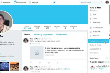 El primer paso es abrir una cuenta. Quienes cuenten con una pueden saltar al siguiente punto. Tras abrir el navegador de Internet y entrar a la página de Twitter se debe hacer clic en la opción Crear perfil