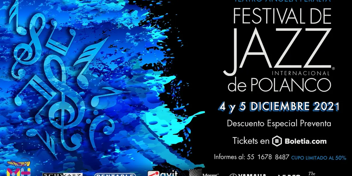 Del 3 al 4 de diciembre el Teatro Ángela Peralta será la sede de la celebración de la XIII edición del Festival de Jazz de Polanco