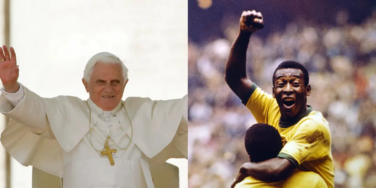 El Sumo Pontífice de la iglesia católica convivió con O Rei sin saber que el final de sus días estaría unido.