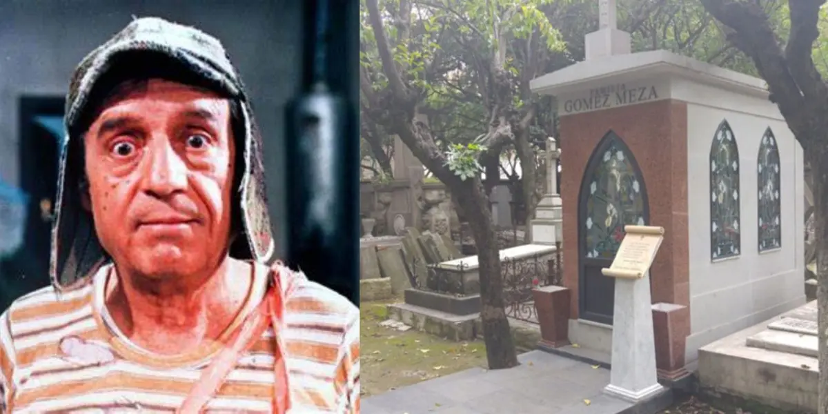 ¿En dónde y en qué condiciones está la tumba de Chespirito?