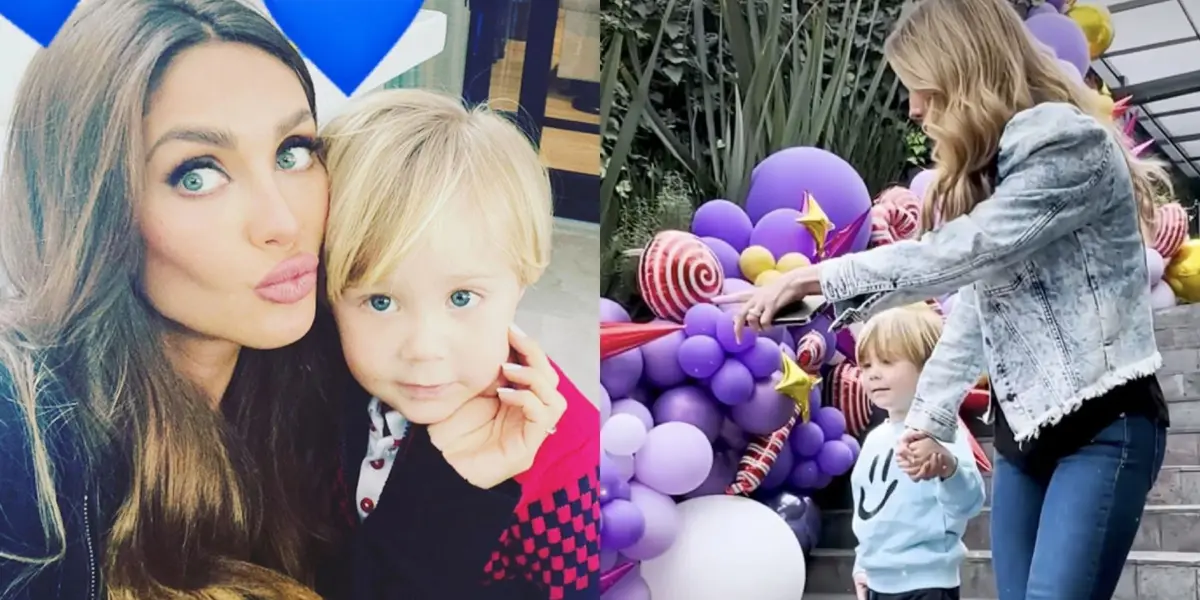 En su faceta como mamá, Anahí no escatima en darles a sus hijos una infancia llena de amor e ilusión.
