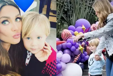 En su faceta como mamá, Anahí no escatima en darles a sus hijos una infancia llena de amor e ilusión.