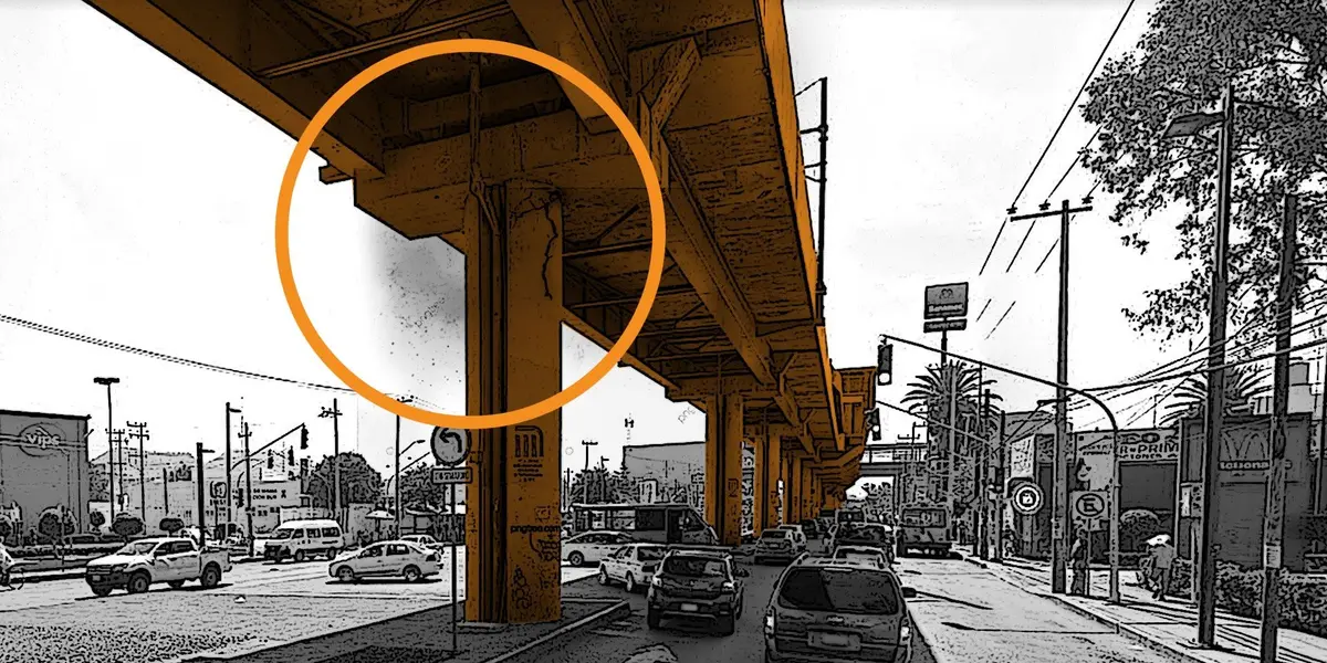 En un mensaje para dar a conocer los avances de la rehabilitación, el secretario recordó que esta parte consiste en tres trabes principales que serán colocadas en el claro afectado.