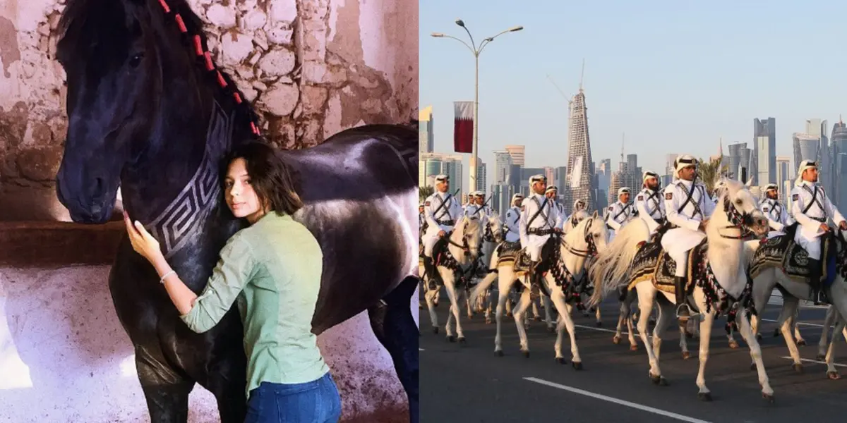 Esta es la diferencia de precios entre los corceles que tiene la pequeña de la dinastía Aguilar y los que pasean por las calles de Qatar.