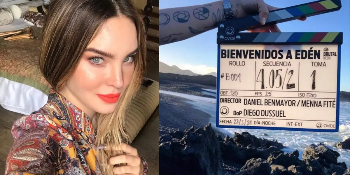 Fue a través de redes sociales que Netflix reveló unas cuantas fotos de la nueva producción española que marca el regreso de Belinda a la actuación.