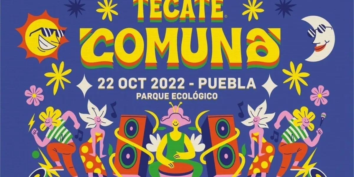 Fueron dos años de haberse suspendido por la pandemia de covid-19, sin embargo este año regresa a Puebla el Festival Tecate Comuna 2022