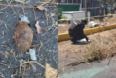 Hoy 29 de marzo, un trabajador de limpia de la Ciudad de México, mientras se encontraba barriendo las calles en la colonia Bellavista, de la Alcaldía Álvaro Obregón se encontró con una granada.