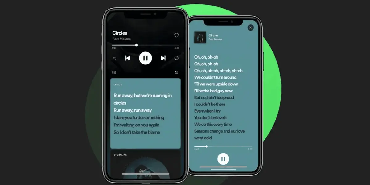 La aplicación activará el modo Karaoke mostrando una nueva pantalla con botones de reproducción, una nueva vista previa de la letra, cambios al ritmo de la música y un indicador de nivel de voz. 
