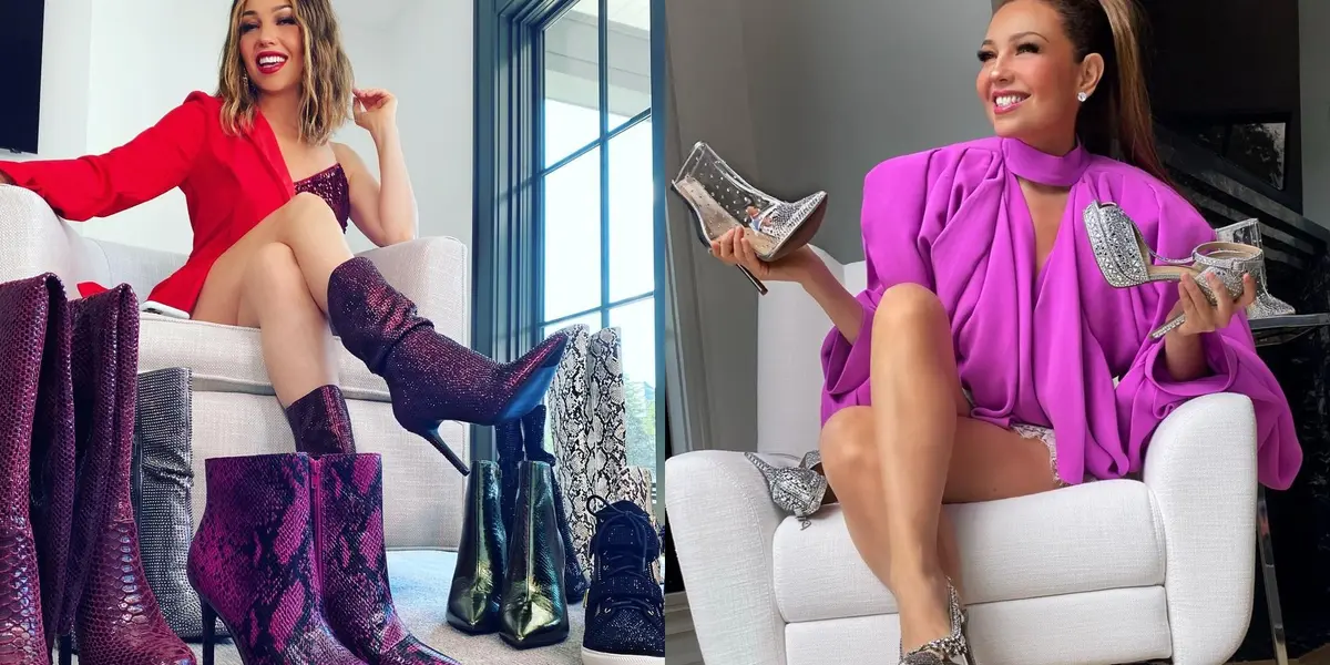 La cantante mexicana es dueña de una importante fortuna la cual no teme gastar en costosos y exóticos zapatos.