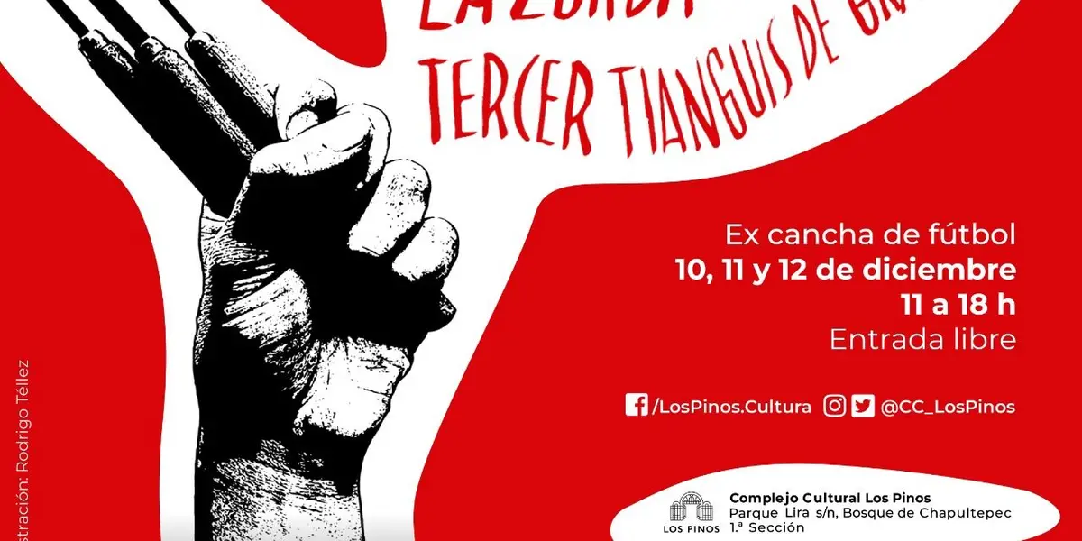 El Complejo Cultural Los Pinos recibe al tianguis gráfico “La Zurda” reúne por primera vez a un centenar de editores, talleres y colectivos