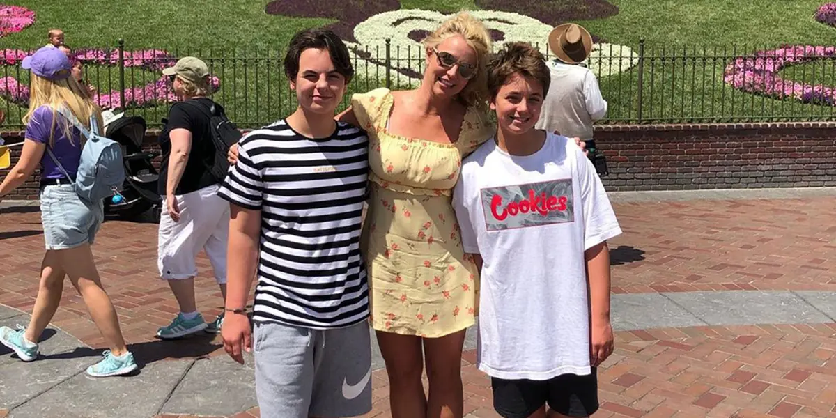 La famosa cantante tiene dos hijos junto al bailarín Kevin Federline, Sean Preston y Jayden.