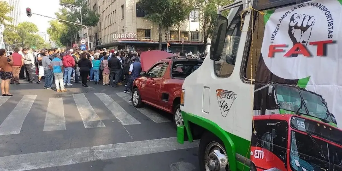 La Red de Movilidad Integrada también fue afectada principalmente en Metrobús, Tren Ligero y Trolebús.