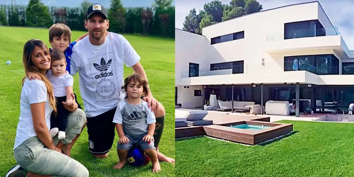 Lionel Messi acaba de regresar a su natal Argentina. La mansión del futbolista, ubicada en Rosario, está llena de espacios inimaginables.