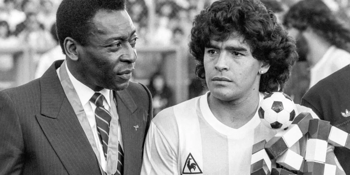 Maradona no toleró compartir esto con Pelé y así lo humilló