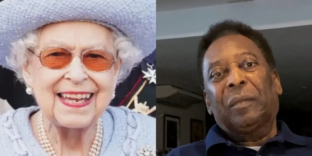 Pelé recibió un detalle de la Reina Isabel II a su visita a territorios cariocas