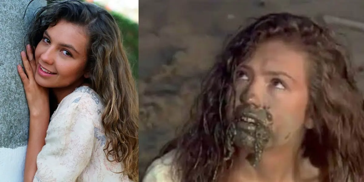 ¿Realmente la actriz comió lodo para la telenovela?