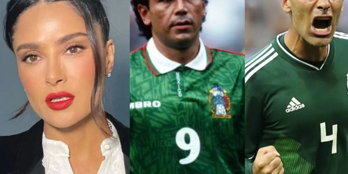 Salma Hayek fue sorprendida por un ex futbolista de Pumas en pleno show en vivo