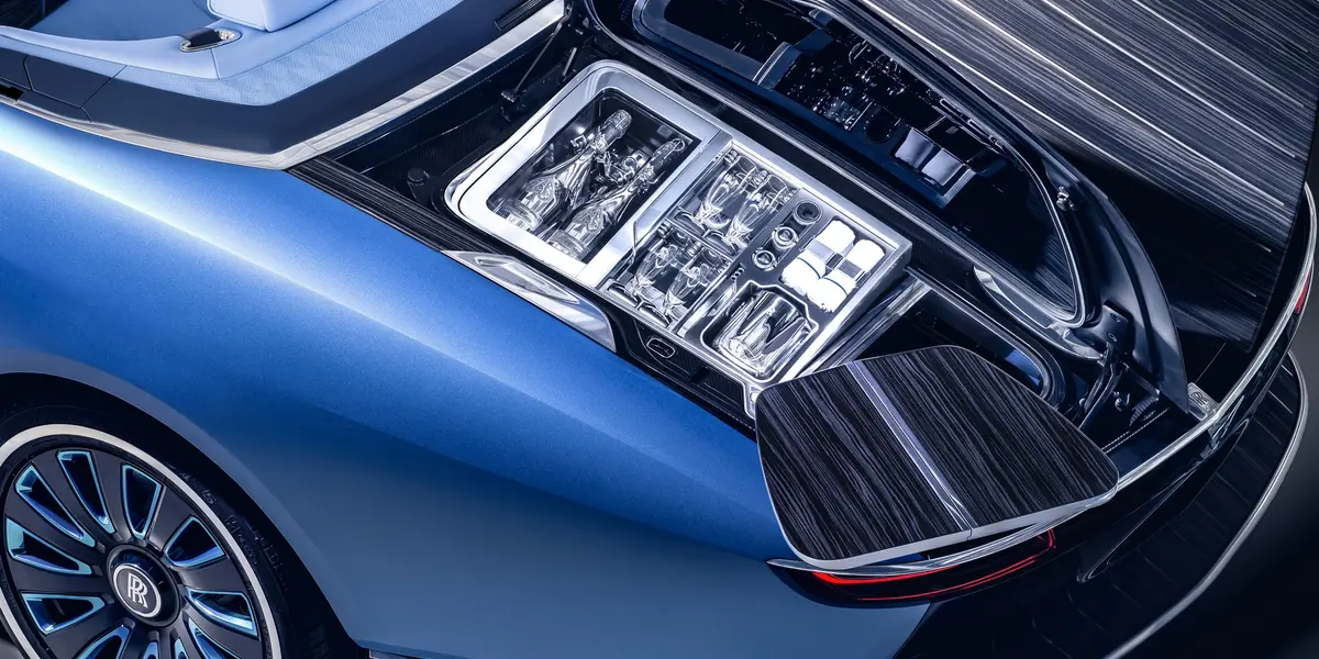 Se trata del exclusivo diseño de Boat Tail y es uno de los automóviles más exclusivos del año. Son pocos los que conocen su precio.