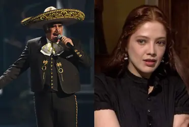 Vicente Fernández puso nerviosa a Adela Noriega con una de sus canciones
