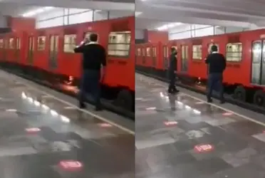 Después de más de 20 minutos de constantes interrupciones en los viajes, el metro de la Ciudad de México explicó en su cuenta de Twitter a que se debía la situación